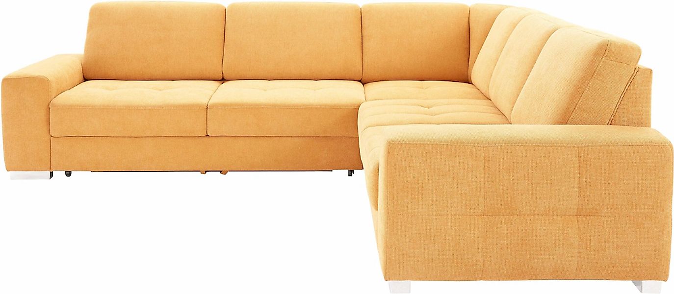 sit&more Ecksofa »Santorini L-Form«, mit Federkern und Sitztiefenverstellun günstig online kaufen