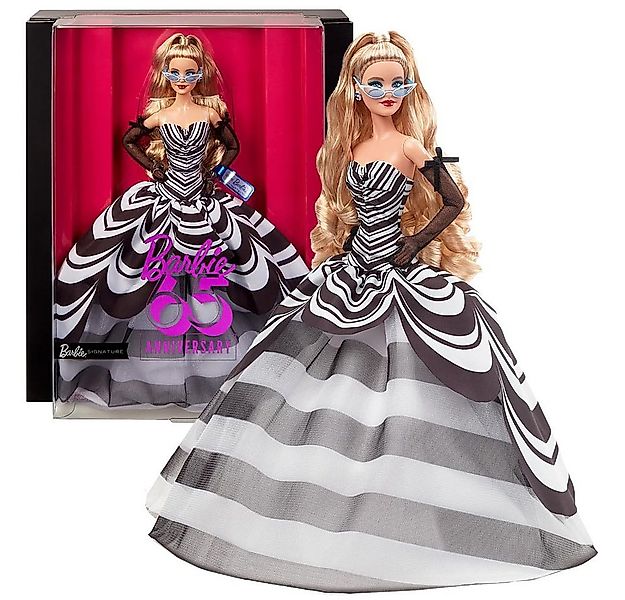 Barbie Anziehpuppe Barbie 65. Anniversary HRM58 Mattel Signature Puppe Samm günstig online kaufen