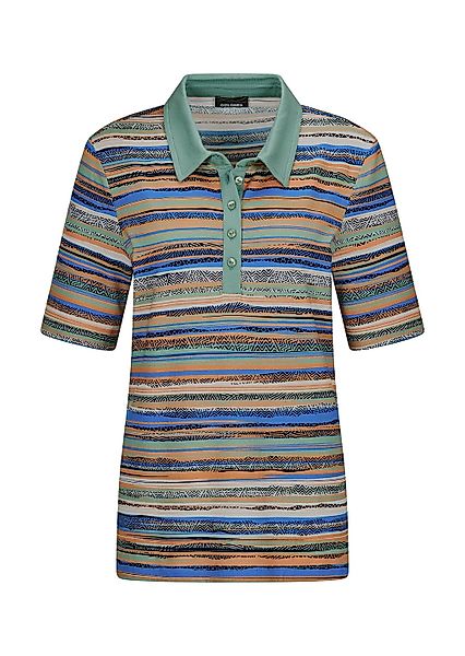 GOLDNER Print-Shirt "Kurzgröße Jerseyshirt mit Ethno-Design" stretchbequeme günstig online kaufen