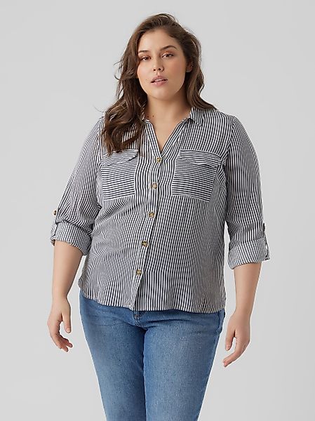 Vero Moda Curve Hemdbluse VMBUMPY L/S günstig online kaufen