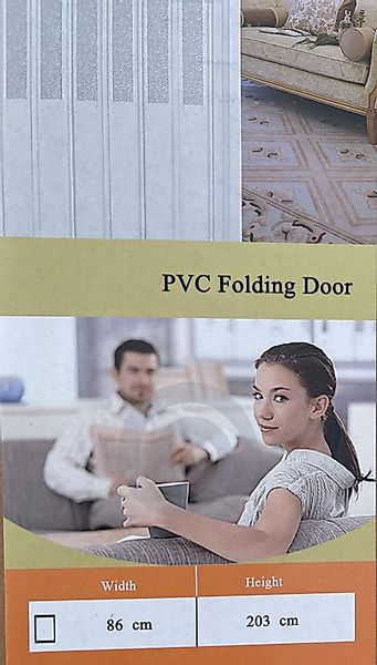 Casiloo® Falttür Falttür Kunststoff PVC Falttüre Schiebetür Nischentür Raum günstig online kaufen