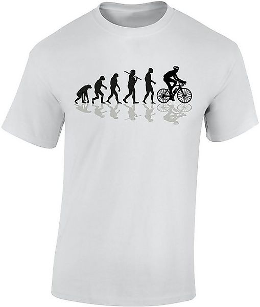 Baddery Print-Shirt Fahrrad T-Shirt: "Bike Evolution", günstig online kaufen