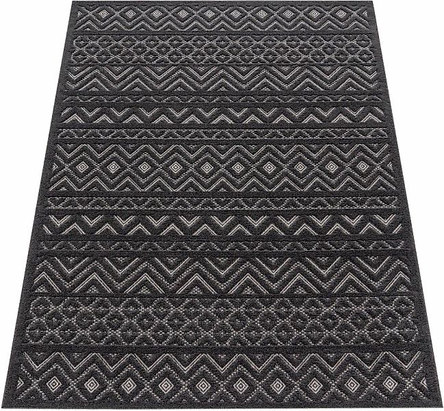Paco Home Teppich »Livorno 673«, rechteckig, 14 mm Höhe, Uni-Farben, Scandi günstig online kaufen