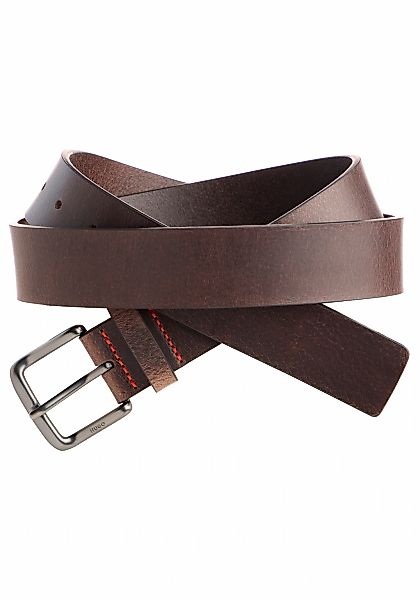 HUGO Ledergürtel "Geffrey Sz35" aus Büffelleder, MADE IN ITALY günstig online kaufen