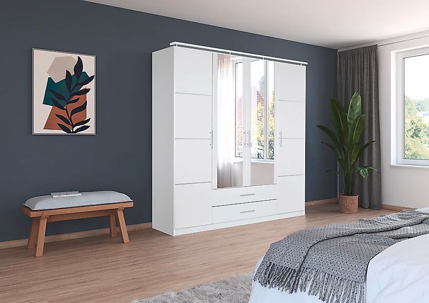 rauch Drehtürenschrank "Micro" mit eleganten Aufleistungen und praktischen günstig online kaufen