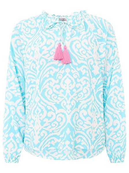 Zwillingsherz Schlupfbluse "Ornamente" Lamgarm, Ornament-Muster, Tasseln, V günstig online kaufen