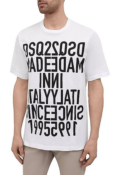 Dsquared2 Print-Shirt Dsquared2 T-Shirt Weiß Herren günstig online kaufen