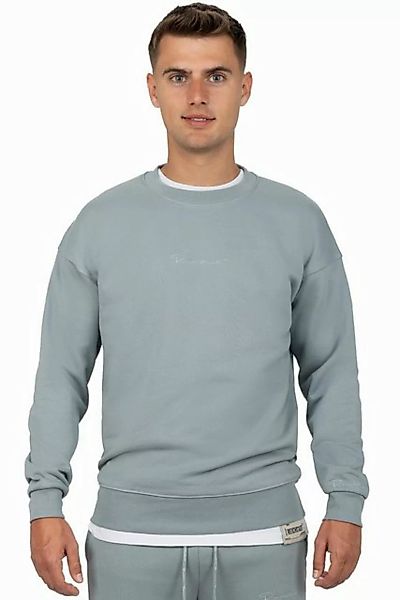 Reichstadt Sweatshirt Casual Basic Pullover 23RS037 Grey XXL mit Eleganten günstig online kaufen