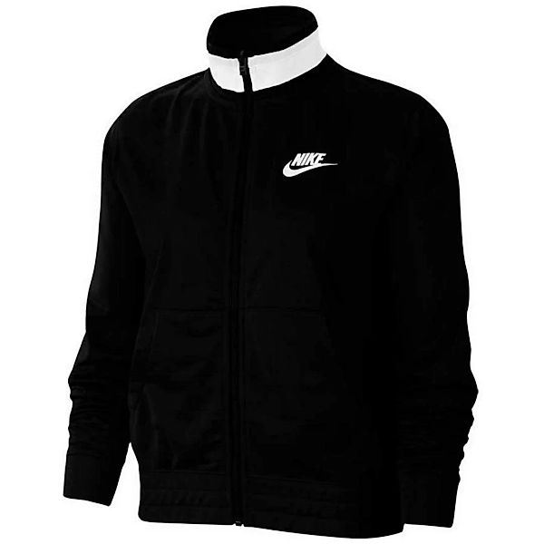 Nike Sportswear Heritage Polyknit Jacke M Black / White günstig online kaufen