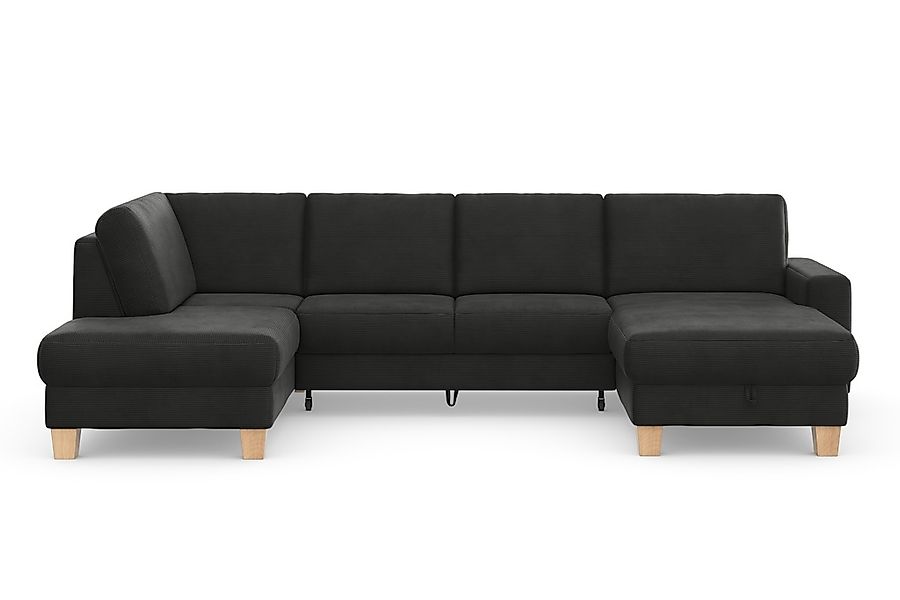 Home affaire Wohnlandschaft "Summer U-Form" mit oder ohne Bettfunktion und günstig online kaufen