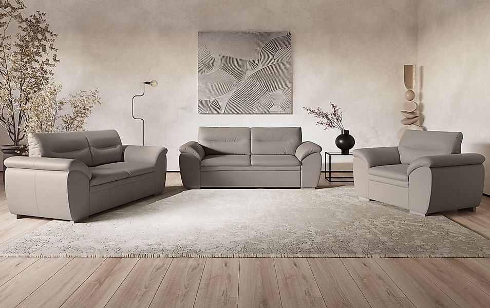 COTTA Polstergarnitur "Leandra", Set bestehend aus: 2-Sitzer & 2,5-Sitzer günstig online kaufen
