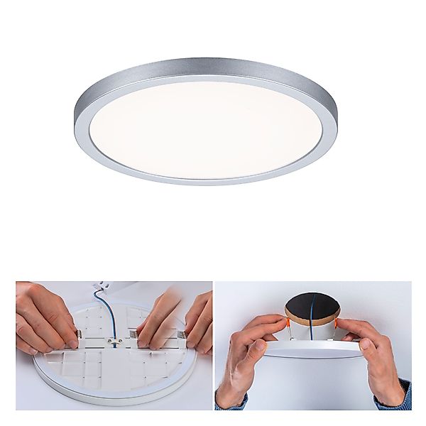 Paulmann "VariFit LED Einbaupanel Areo IP44 rund 175mm 13W 1200lm 4000K Chr günstig online kaufen