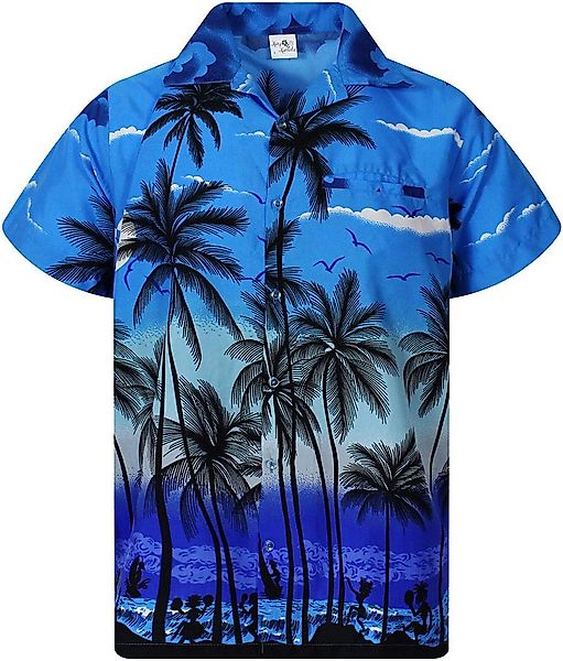 King Kameha Hawaiihemd Beach Eclectic Funky Hawaii-Hemd, Herren, Kurzarm, F günstig online kaufen