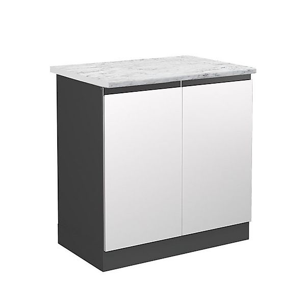 Vicco Spülenunterschrank R-Line Küchenunterschrank für die Spüle Weiß/Anthr günstig online kaufen