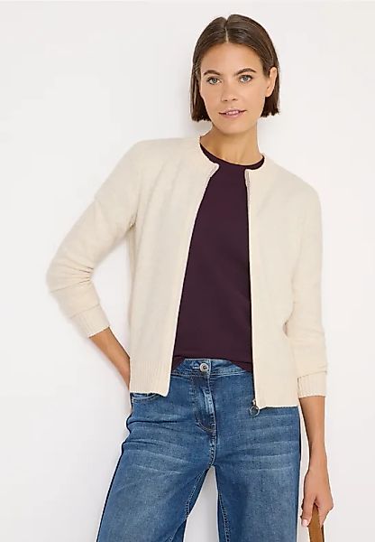 Cosy Cardigan mit Zipper günstig online kaufen