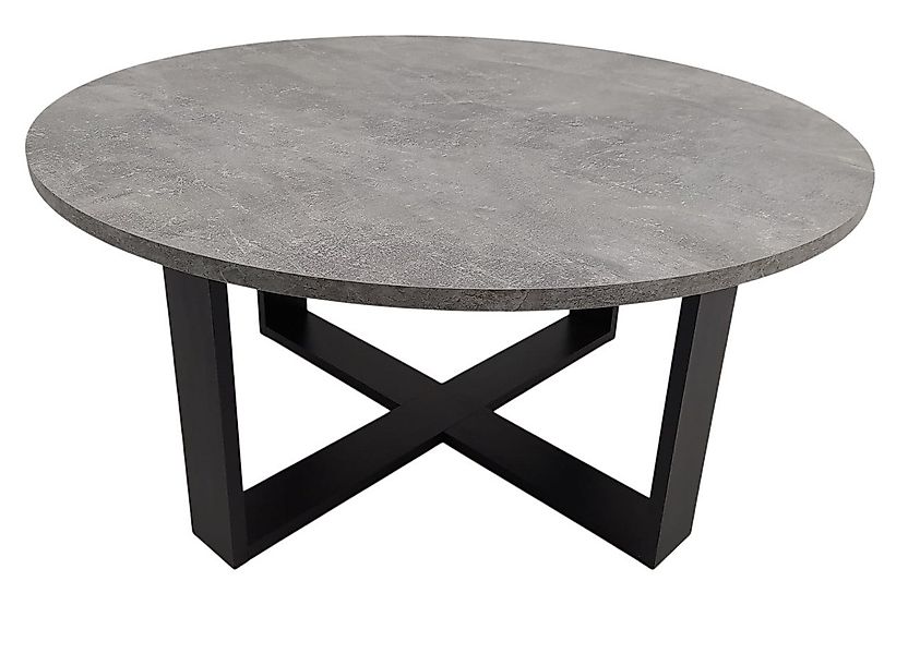 designimpex Couchtisch Design DA-333 rund Wohnzimmertisch Tisch 86 x 42 cm günstig online kaufen