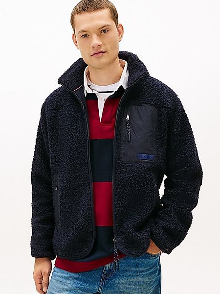 Tommy Hilfiger Sweatjacke TEDDY FLEECE ZIP THROUGH Übergangsjacke Herbstjac günstig online kaufen