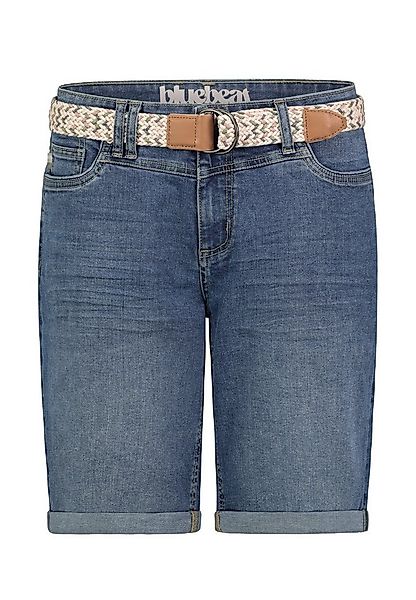 SUBLEVEL Jeansbermudas Damen Jeansbermuda mit schönem Gürtel Sommerhose, De günstig online kaufen