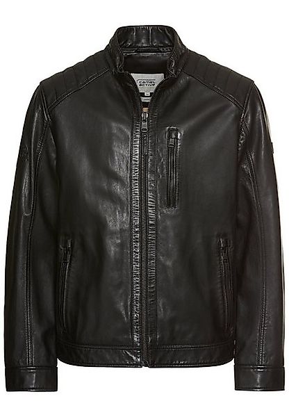 camel active Lederjacke mit aufgesetzten Taschen günstig online kaufen