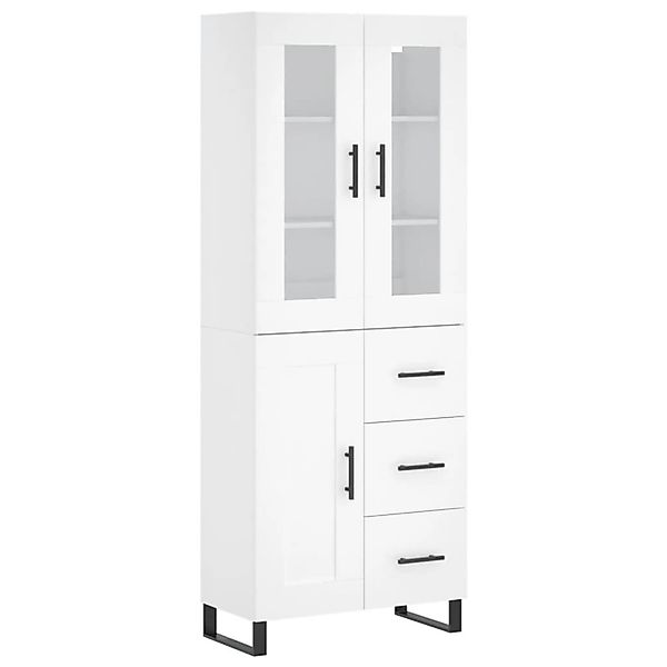 vidaXL Highboard Weiß 69,5x34x180 cm Holzwerkstoff 3198681 günstig online kaufen
