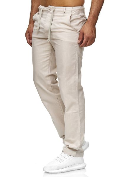 Reslad Leinenhose Reslad Herren bequeme Baumwollhose günstig online kaufen