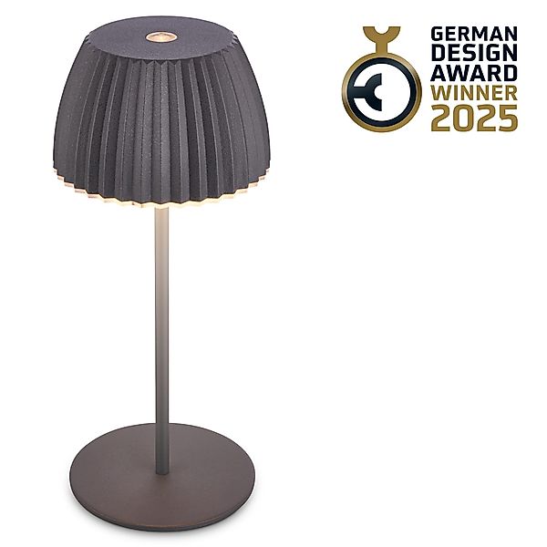 Briloner Leuchten LED Tischleuchte Riffle Tischlampe günstig online kaufen