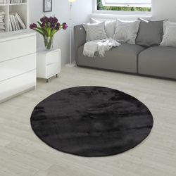 Paco Home Fellteppich "Rabbit 780" rund 26 mm Höhe Kunstfell, Kaninchenfell günstig online kaufen