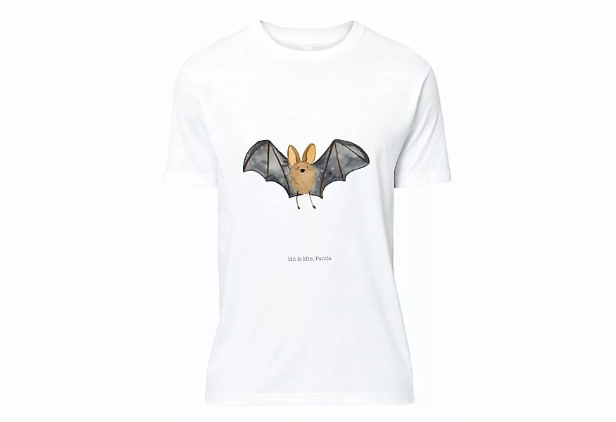 Mr. & Mrs. Panda T-Shirt Fledermaus Flügel - Weiß - Geschenk, Frauen, lusti günstig online kaufen