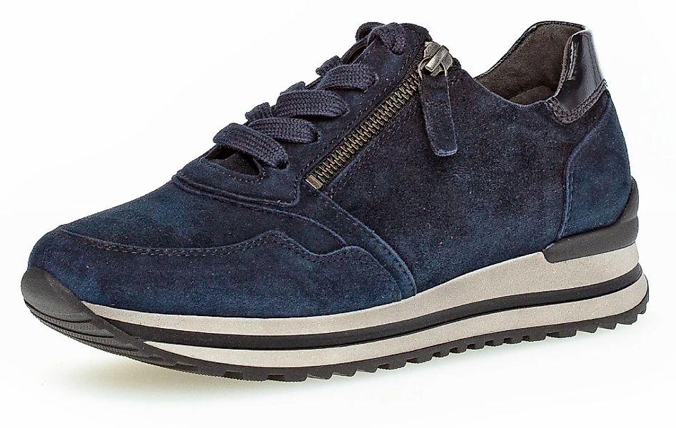 Gabor Keilsneaker "Turin", Freizeitschuh, Halbschuh, Schnürer, gepolsterter günstig online kaufen