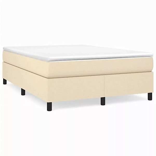 vidaXL Boxspringbett Creme 140x200 cm Stoff1398922 günstig online kaufen