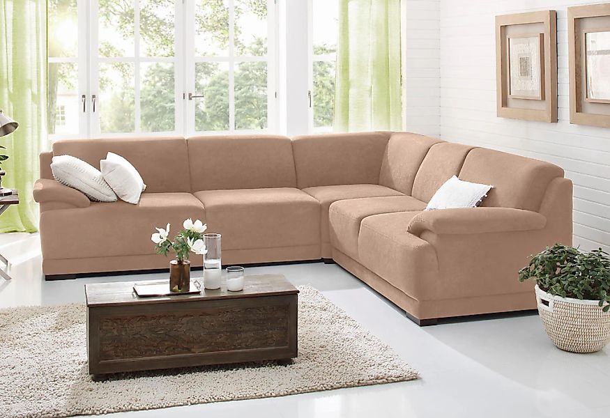 Home affaire Ecksofa "Telos mit Boxspring Unterfederung für hohen Komfort, günstig online kaufen