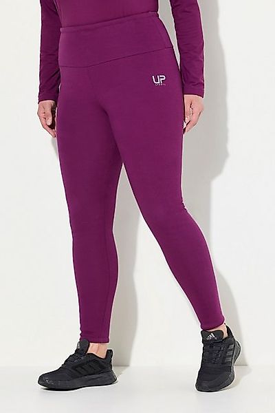 Ulla Popken Lederimitathose Leggings Webfellfutter extrawarm High Waist günstig online kaufen