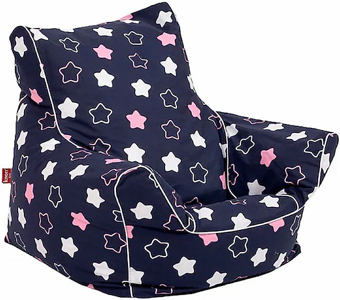 Knorrtoys® Sitzsack »Star, blue pink«, für Kinder; Made in Europe günstig online kaufen