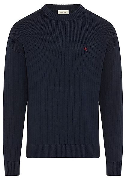 Calvin Klein Jeans Strickpullover Rundhalsausschnitt, Regular Fit günstig online kaufen
