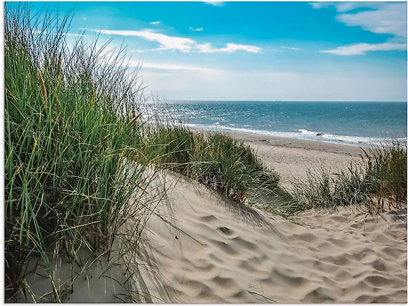 Artland Wandbild "Dünenlandschaft im Sommer an der Nordsee", Strand, (1 St. günstig online kaufen