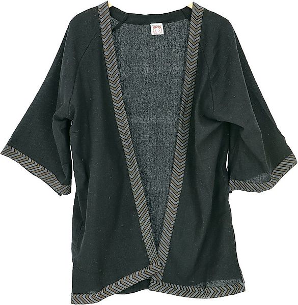 Guru-Shop Kimono Kurzer Kimono, Boho Cardigan, offener Baumwoll.., alternat günstig online kaufen