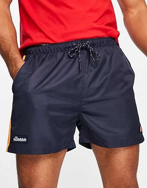 ellesse – Borgo – Shorts in Marineblau mit kleinem Logo günstig online kaufen