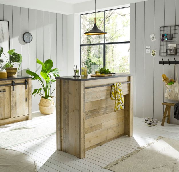 Home affaire Unterschrank "Sherwood" mit Handtuchhalter aus Metall, Höhe 10 günstig online kaufen