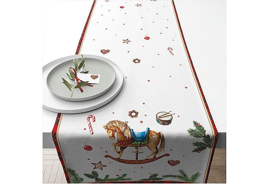 Ambiente® Tischläufer Classic rocking horse (1-tlg, 1-teilig), Tischläufer günstig online kaufen