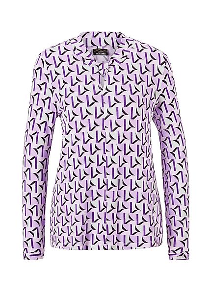 GOLDNER Print-Shirt "Schönes Druckshirt mit außergewöhnlichem Ausschnitt" A günstig online kaufen