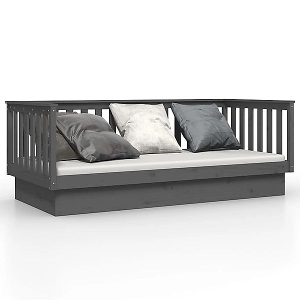 vidaXL Tagesbett Grau 80x200 cm Massivholz Kiefer 821561 günstig online kaufen