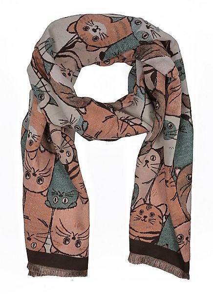 Goodman Design Modeschal Mode Schal mit Katzen Design, Passt zu jedem Stil günstig online kaufen