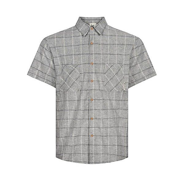 Short-sleeve Hemd Hanf Grau günstig online kaufen