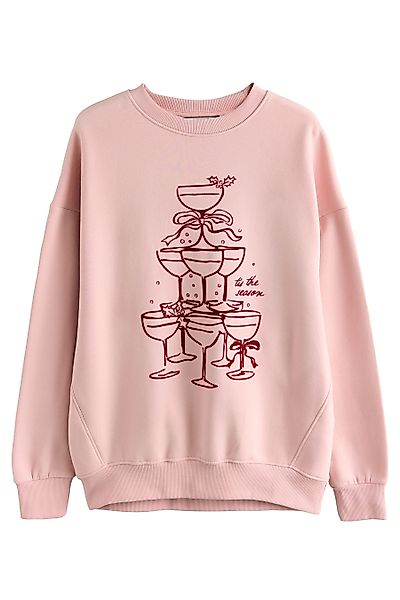 Next Sweater Langarm-Sweatshirt, Champagnerbaum (1-tlg) günstig online kaufen