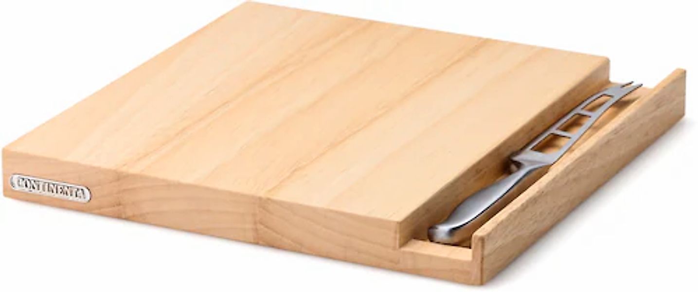 Continenta Käsebrett »mit Messer, Gummibaum« hochwertige Verarbeitung, inkl günstig online kaufen