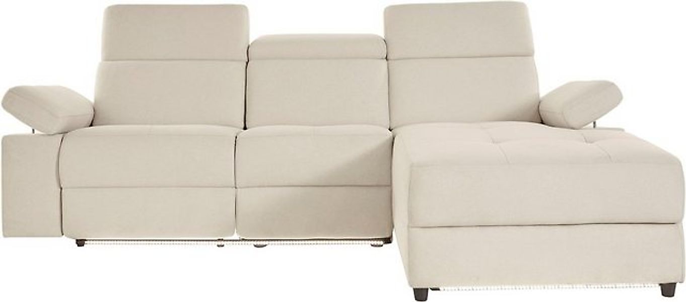 Places of Style Ecksofa Kilado, L-Form, mit Relaxfunktion, verstellbarer Ar günstig online kaufen