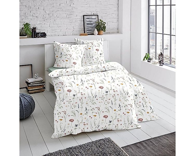 TRAUMSCHLAF Bettwäsche Glennallen, Biber, 2 teilig, Biberbettwäsche weich u günstig online kaufen