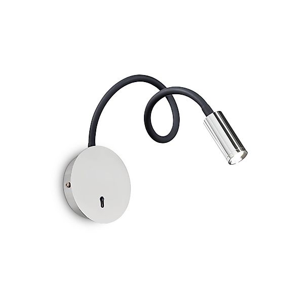 Ideal Lux LED-Wandlampe Focus 2, chromfarben, 55 cm, Flexarm günstig online kaufen