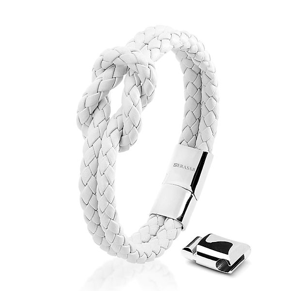 SERASAR Lederarmband Leder Damenarmband "Knot" (Klassisch, günstig online kaufen