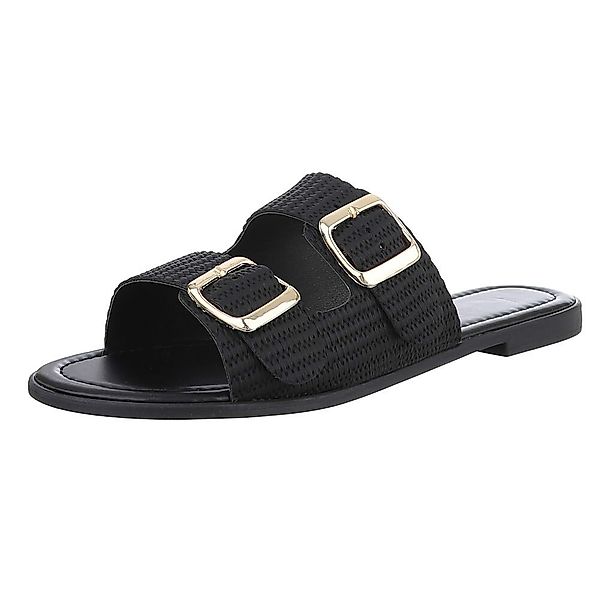 Ital-Design Komfortable Damen-Sandalen mit Eleganten Schnallen günstig online kaufen